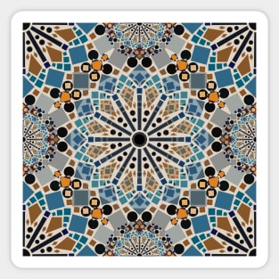 Geometric Mandala Pattern Sticker